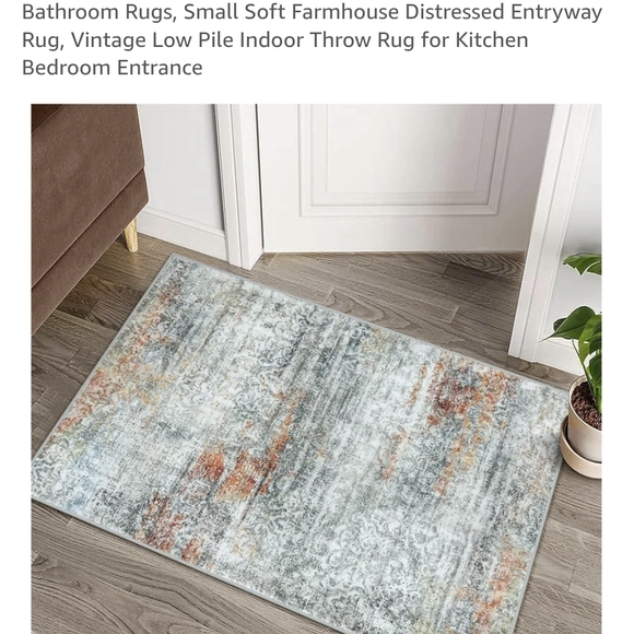 Multicolor Abstract Area Rug - Picture 4 of 4